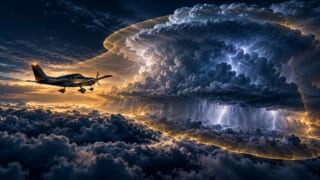 SIGMET・AIRMETの基本を表現した航空学習用イラスト